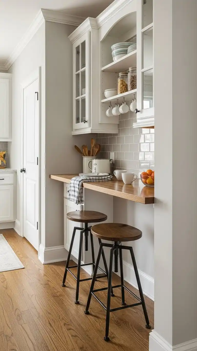 2. Built-In Breakfast Bar Nook