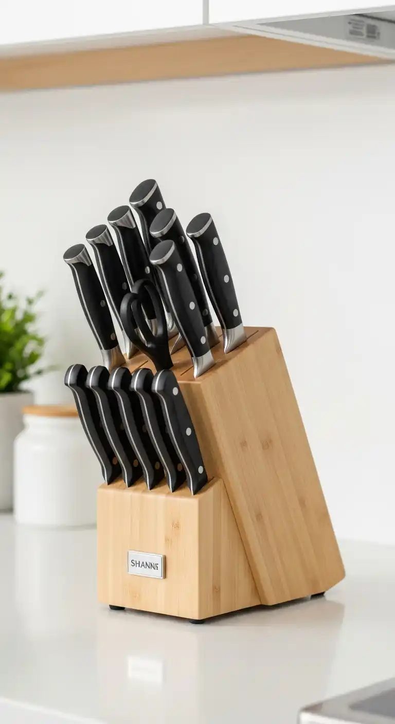 2. Invest In A Stylish Knife Block