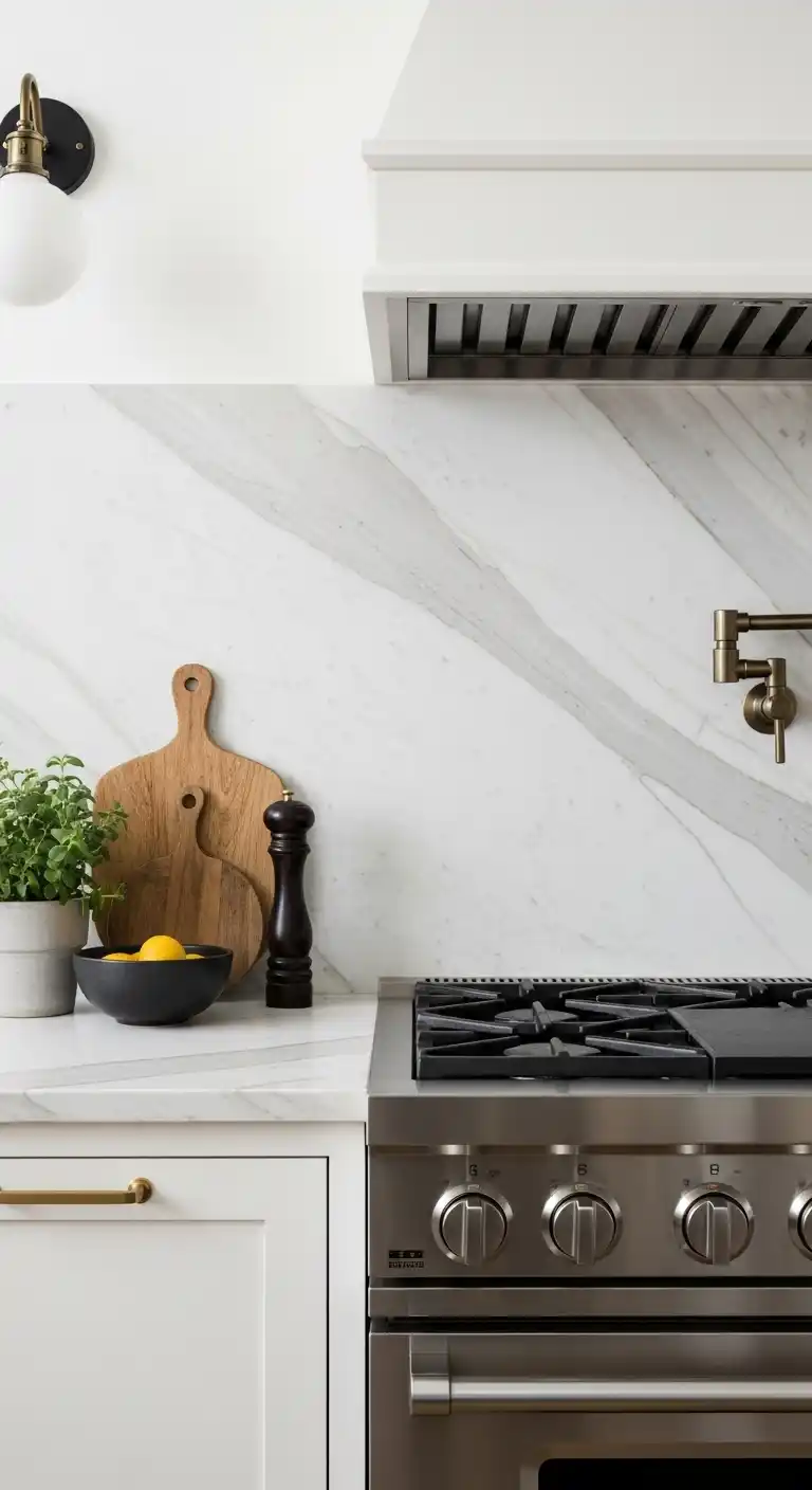 2. Matte Marble With Soft Veining