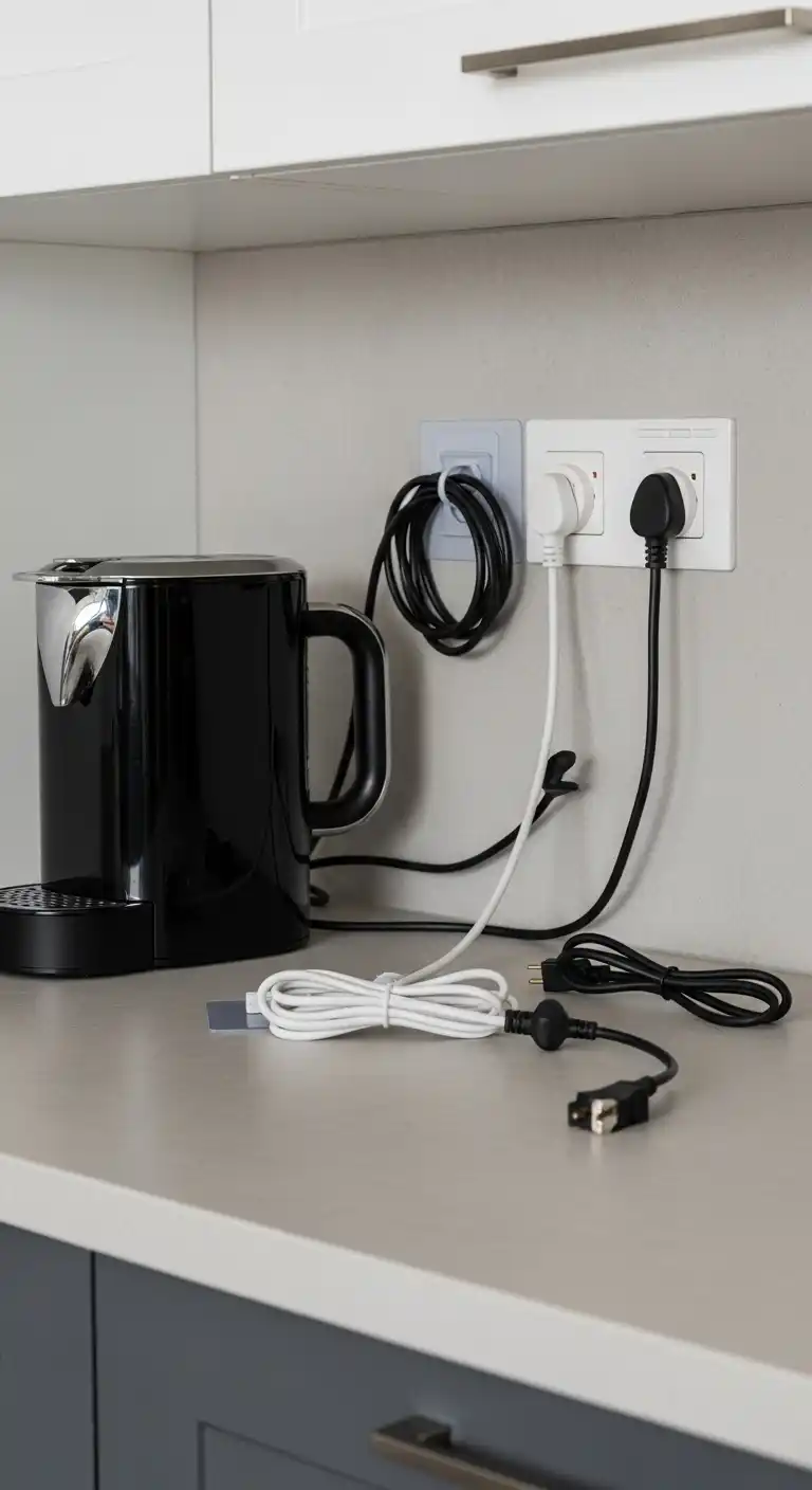 20. Hide Electrical Cords With Cable Organizers