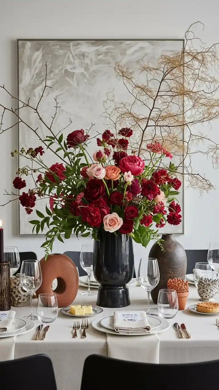 22. Artistic Statement Centerpiece Table
