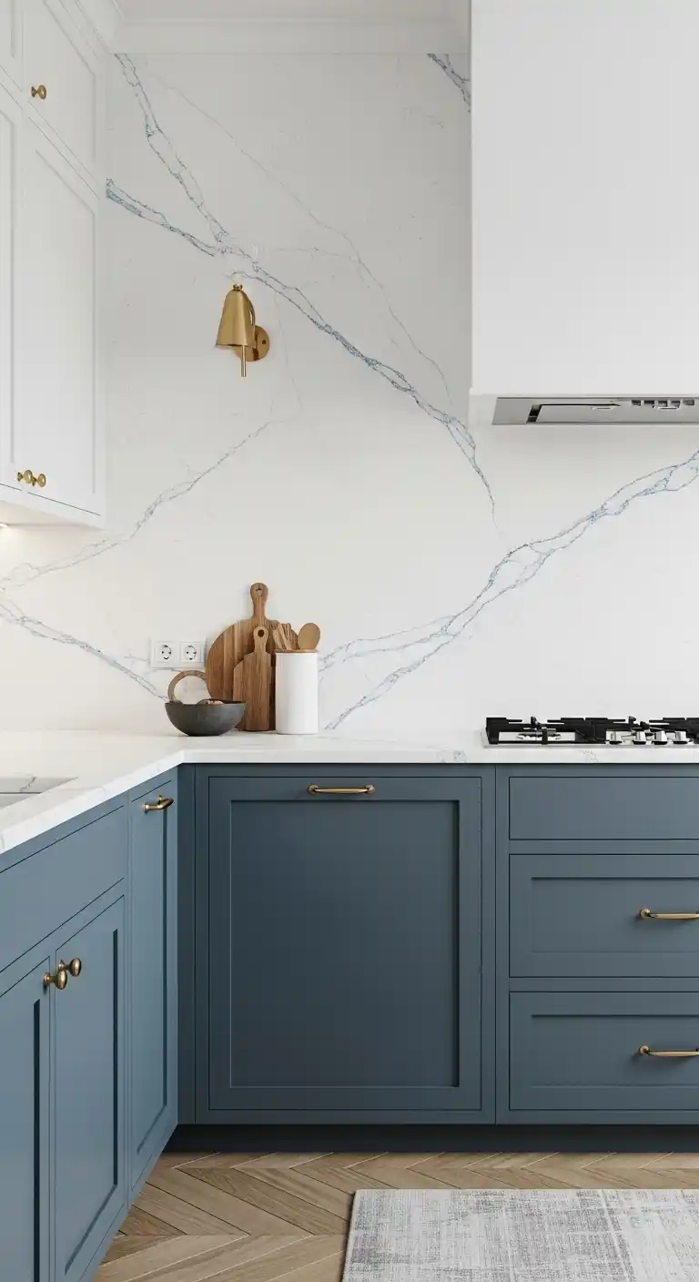 4. Ultra Thin Blue Veining For Minimalist Style