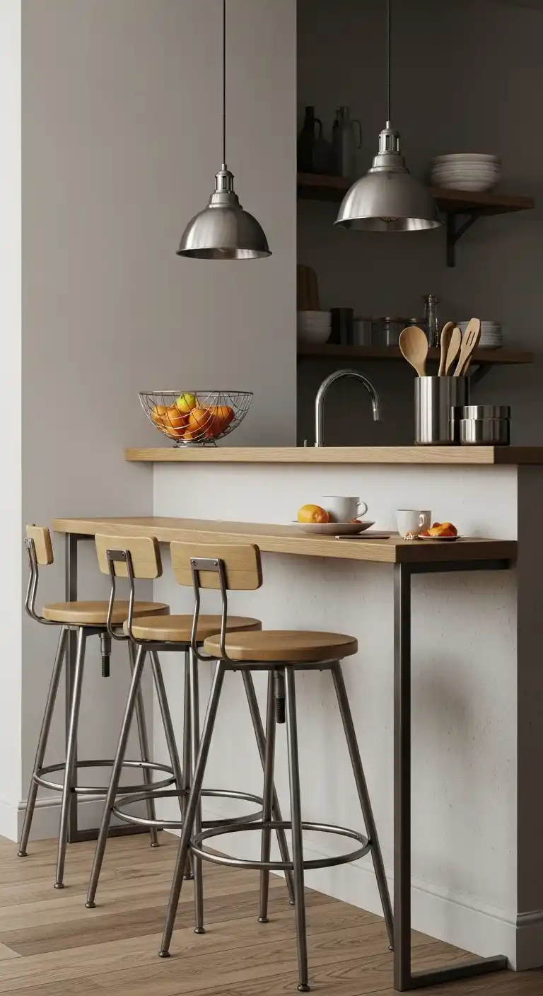 6. Contemporary Metallic Accents