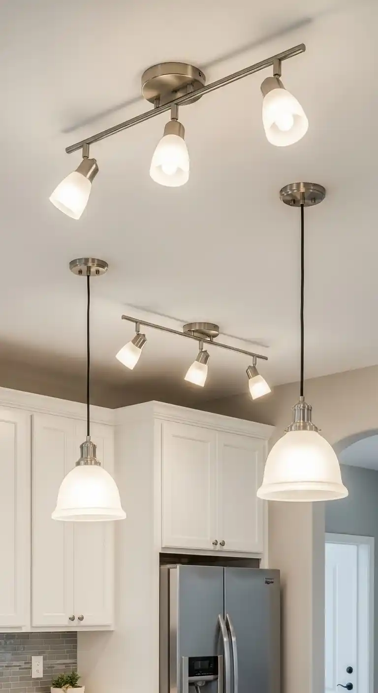 6. Swap Out Old Light Fixtures For Modern, Affordable Ones