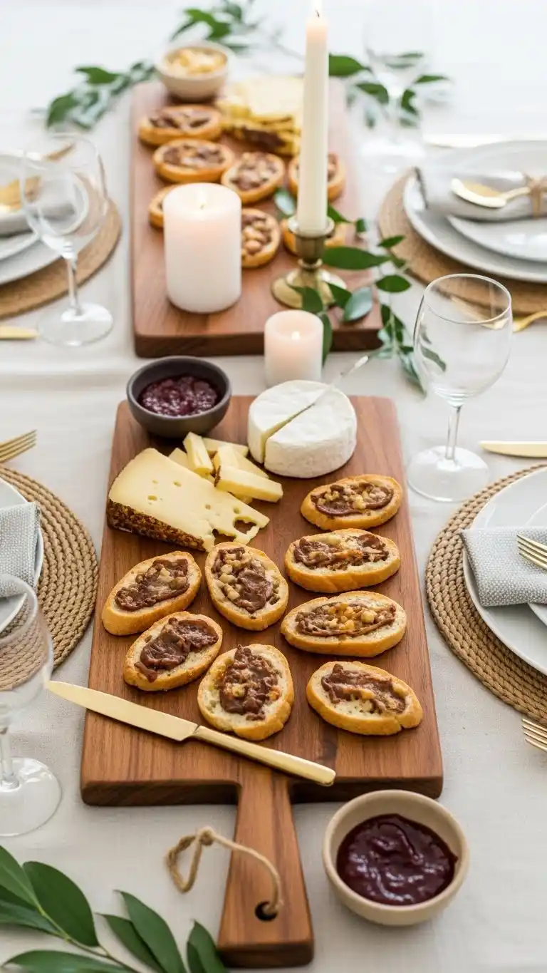 6. Wooden Serving Boards for Rustic Charm