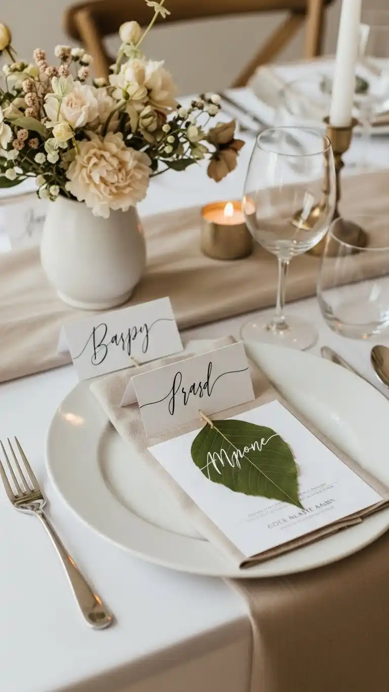 7. Add Personalized Place Cards for a Thoughtful Touch