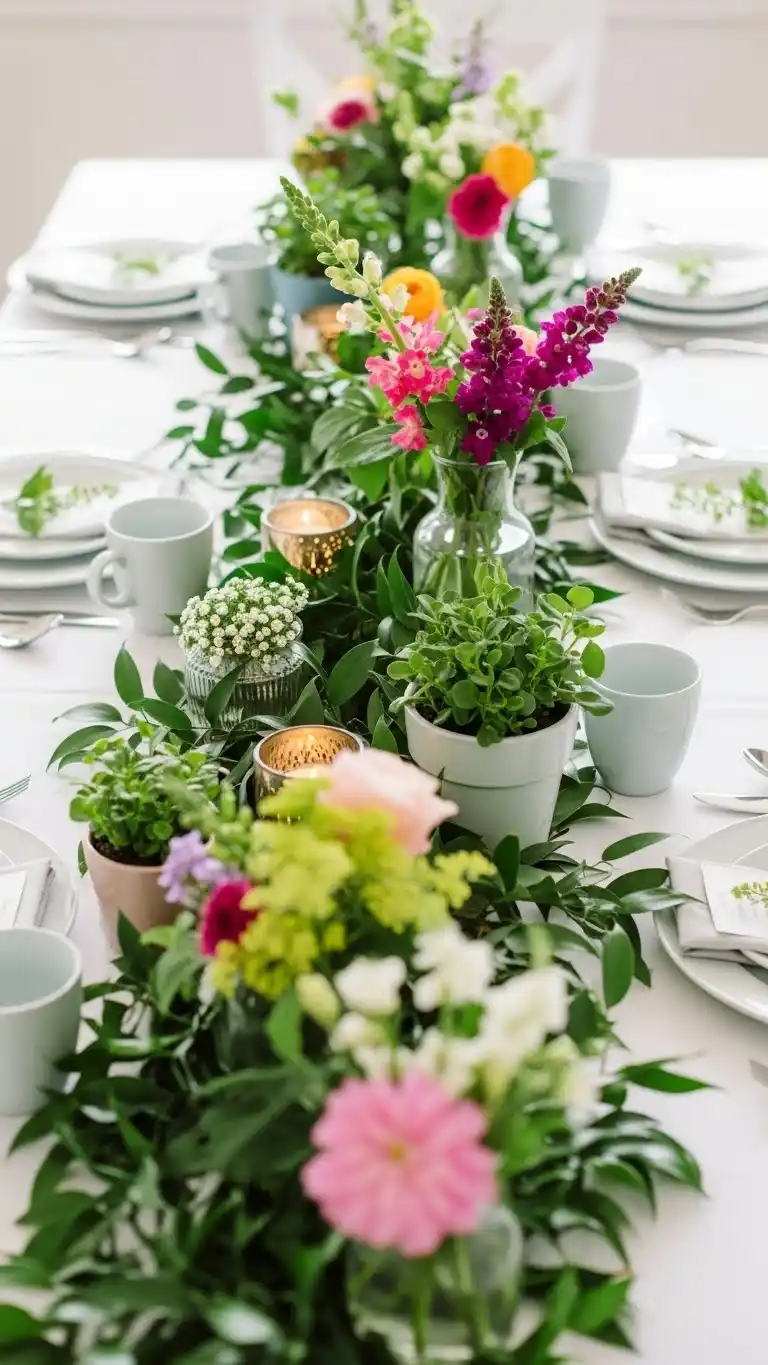7. Botanical Garden Tablescape