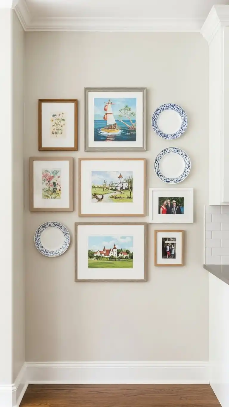 7. Gallery Wall Display