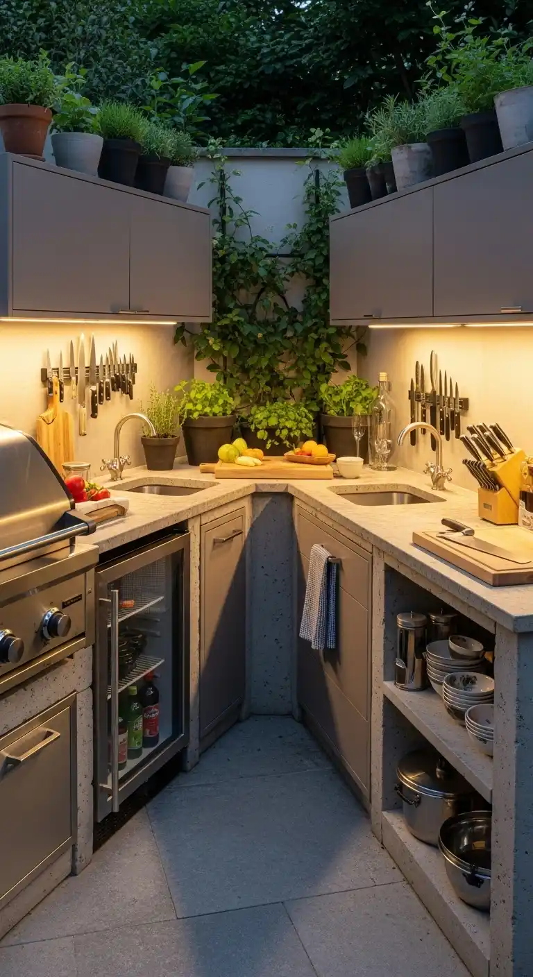 7. Side-by-Side Cooking and Prep Stations