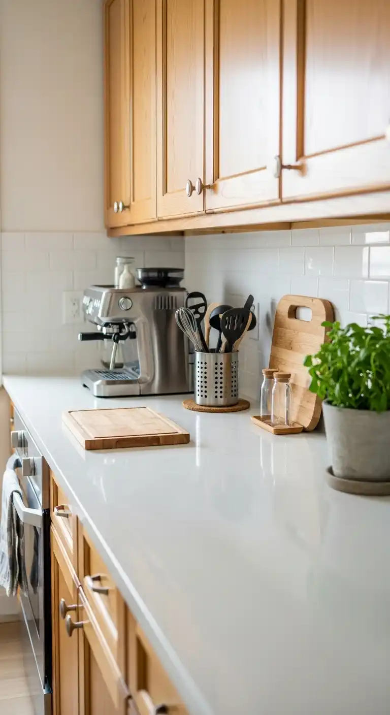 8. Keep Only Daily Essentials On The Counter