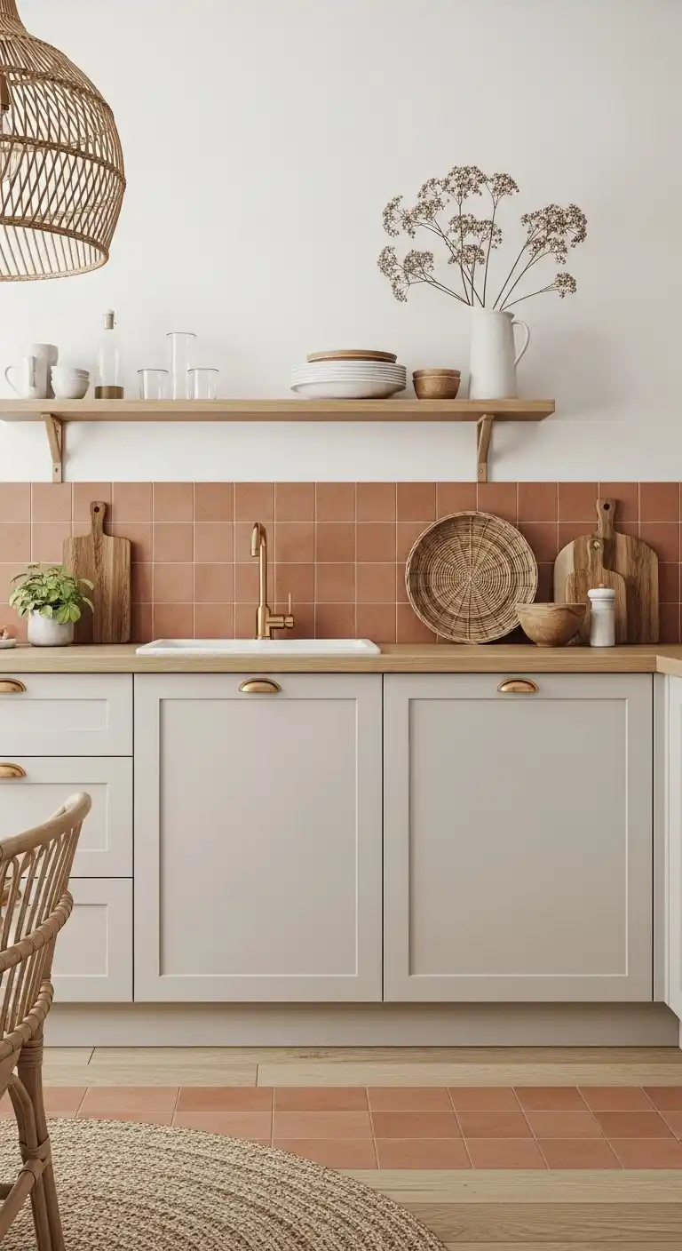 9. Terracotta Tiles With Muted Finish