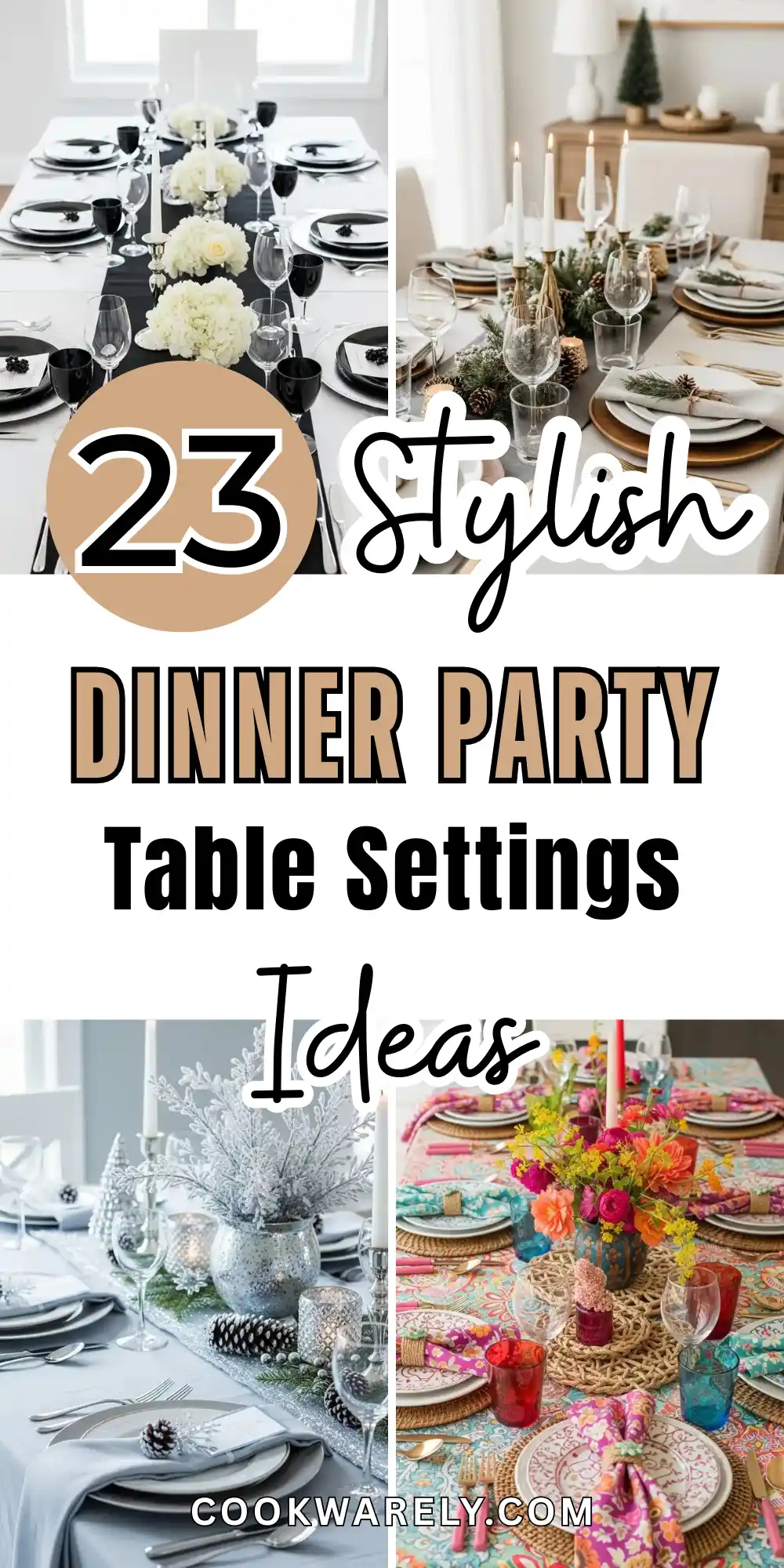 Dinner Party Table Settings