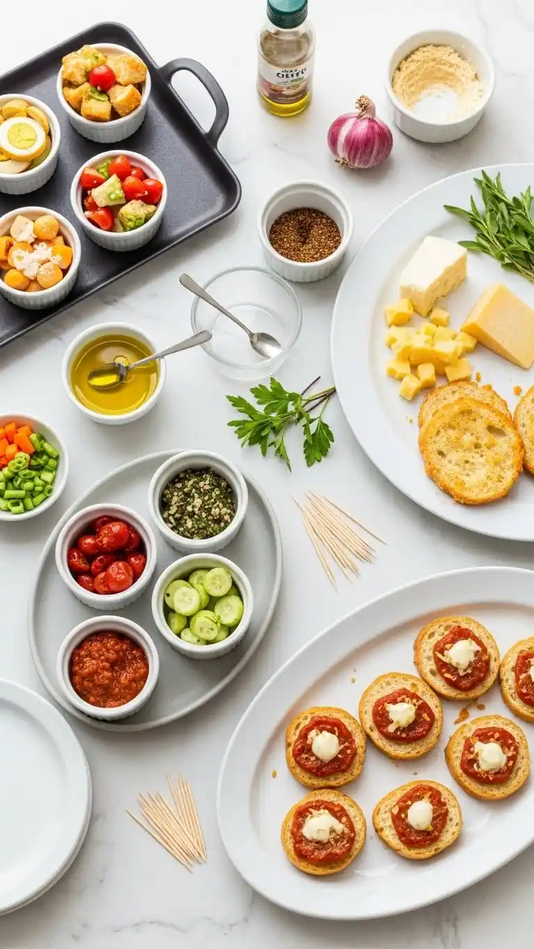 Essential Tools and Ingredients for Effortless Appetizer Preparation