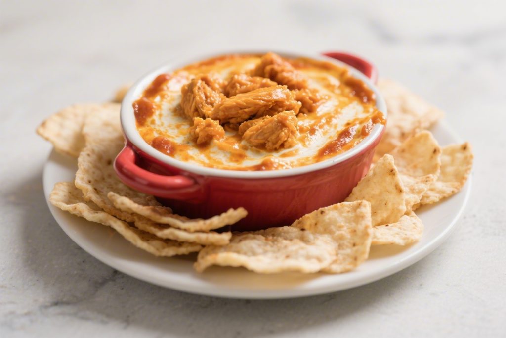 Low Carb Franks Buffalo Chicken Dip