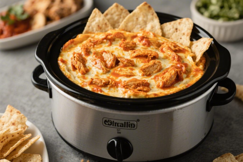 Buffalo Chicken Dip Crockpot