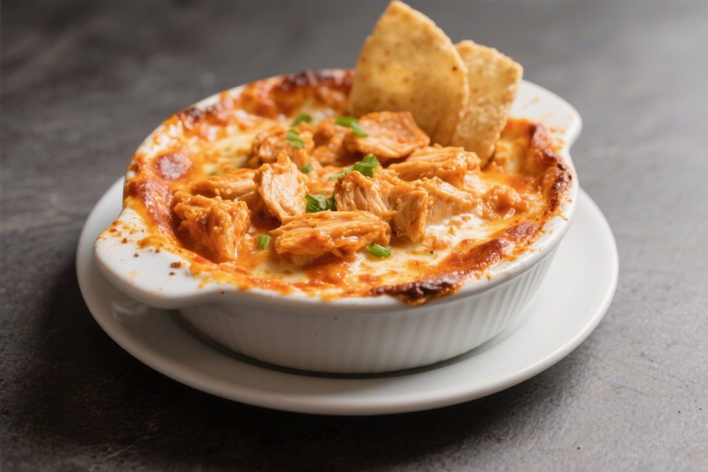 baked buffalo chicken dip