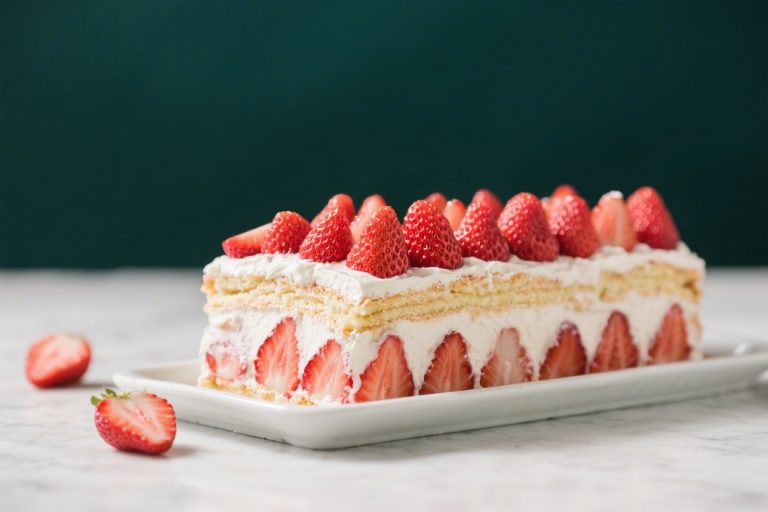 Strawberry Icebox Cake Recipe