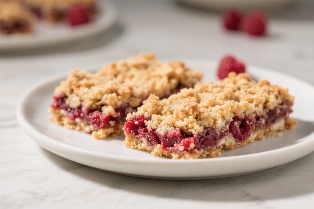 Raspberry Crumble Bars