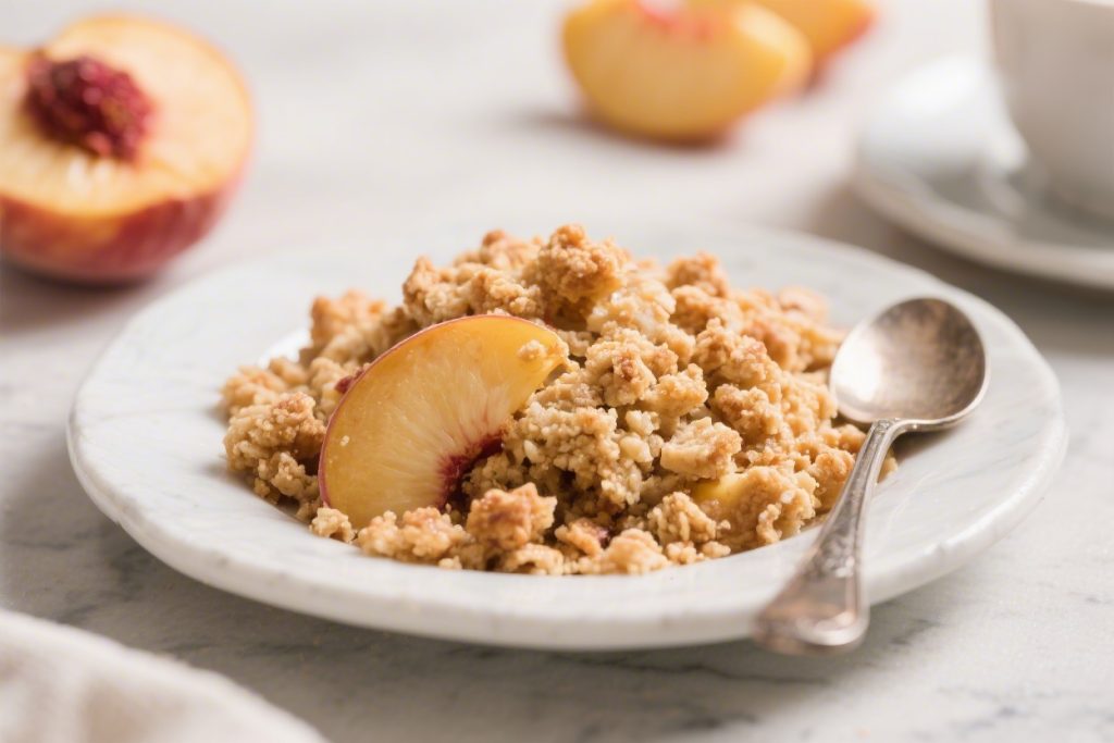 Easy Peach Crisp Recipe