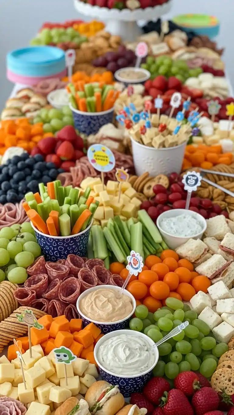 10. Kid-Friendly Charcuterie Grazing Table