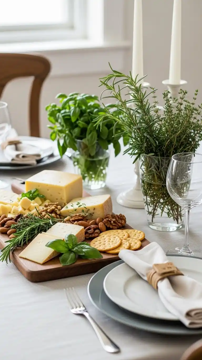 12. Cheesy Herb Board