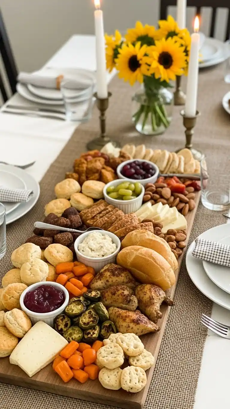 12. Cozy Comfort Food Board