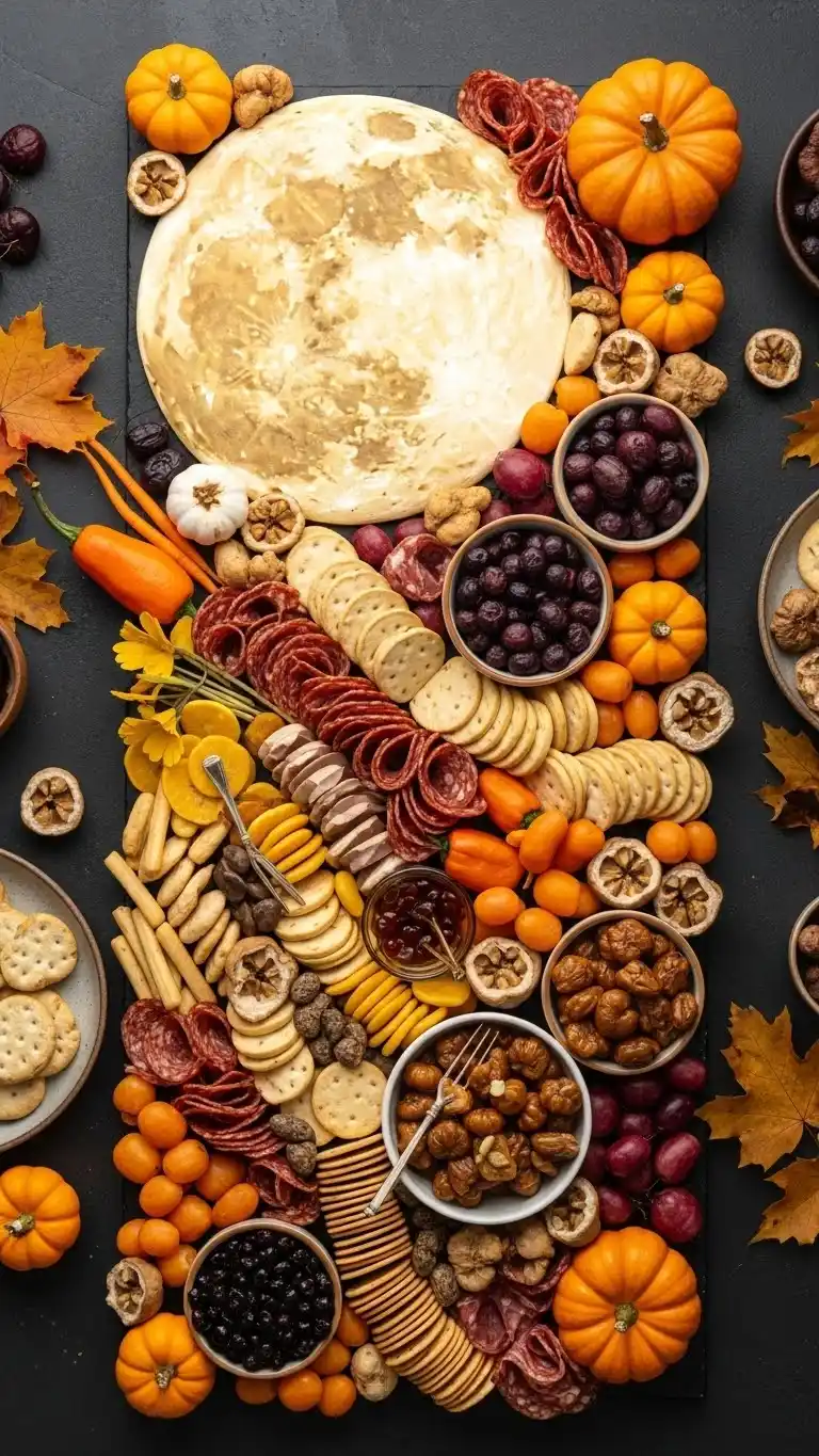 13. Harvest Moon Halloween Charcuterie Board Ideas