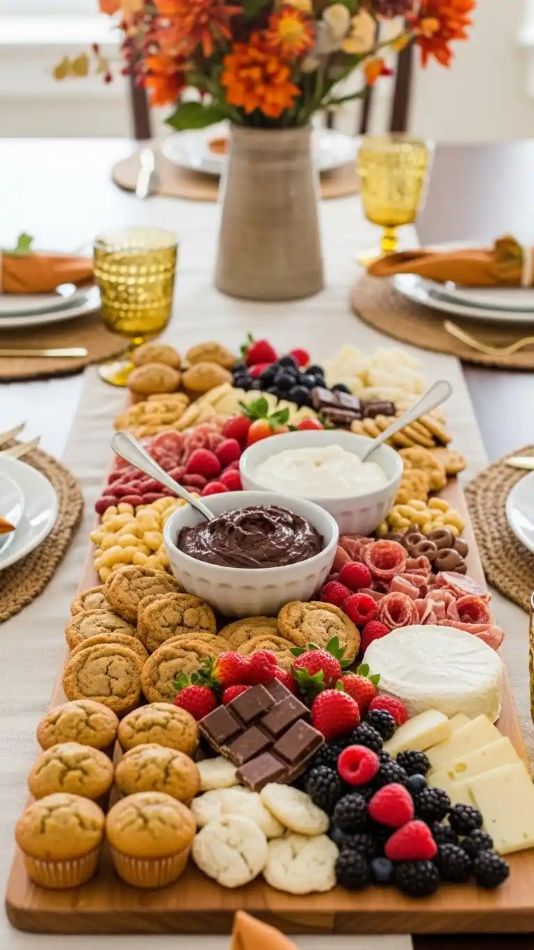 13. Sweet Dessert Style Fall Charcuterie Board Ideas
