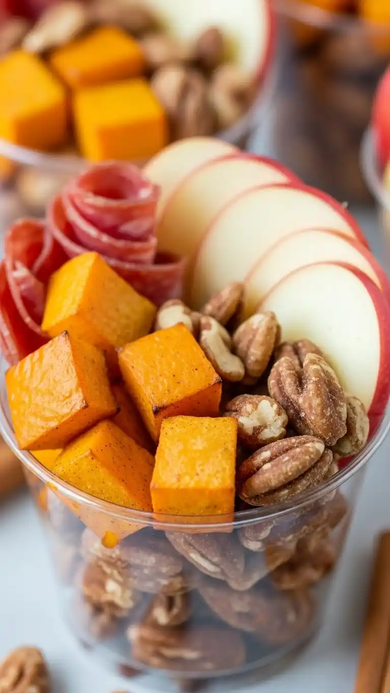 15. Seasonal Autumn Charcuterie Cup
