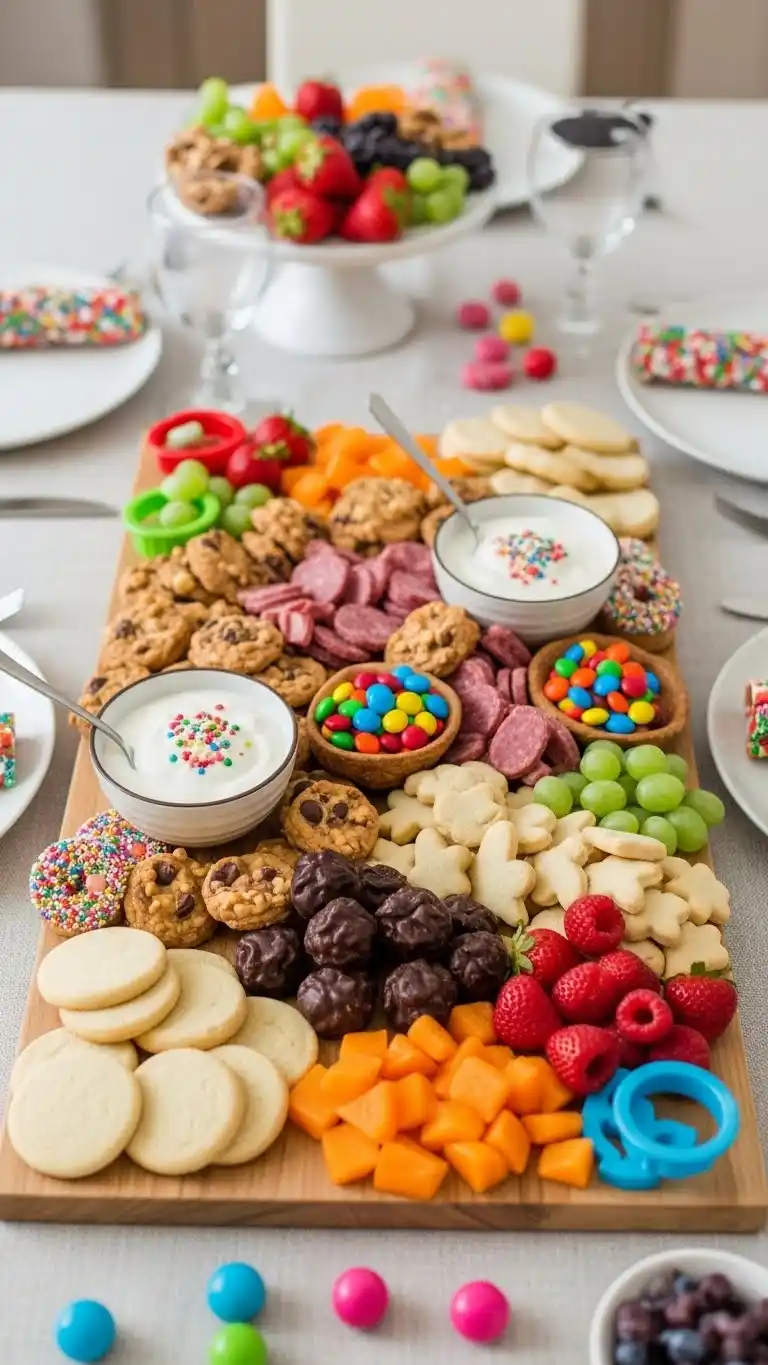 16. Candy and Cookie Charcuterie Board