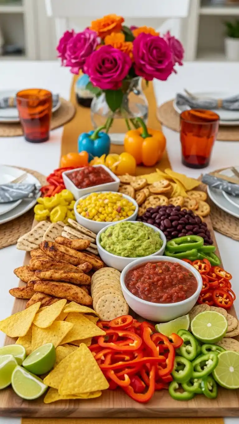 16. Mexican-Inspired Fiesta Board