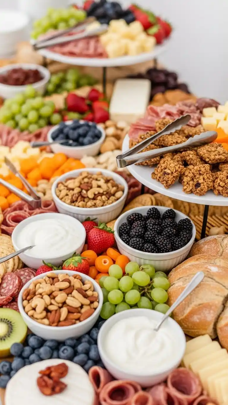 17. Breakfast and Brunch Fusion Charcuterie Grazing Table