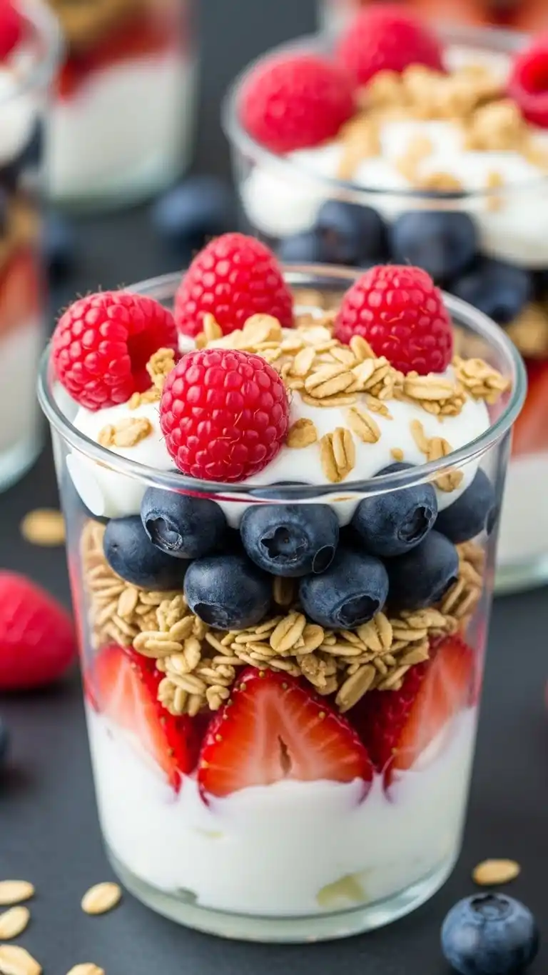 17. Summer Berry Yogurt Charcuterie Cup