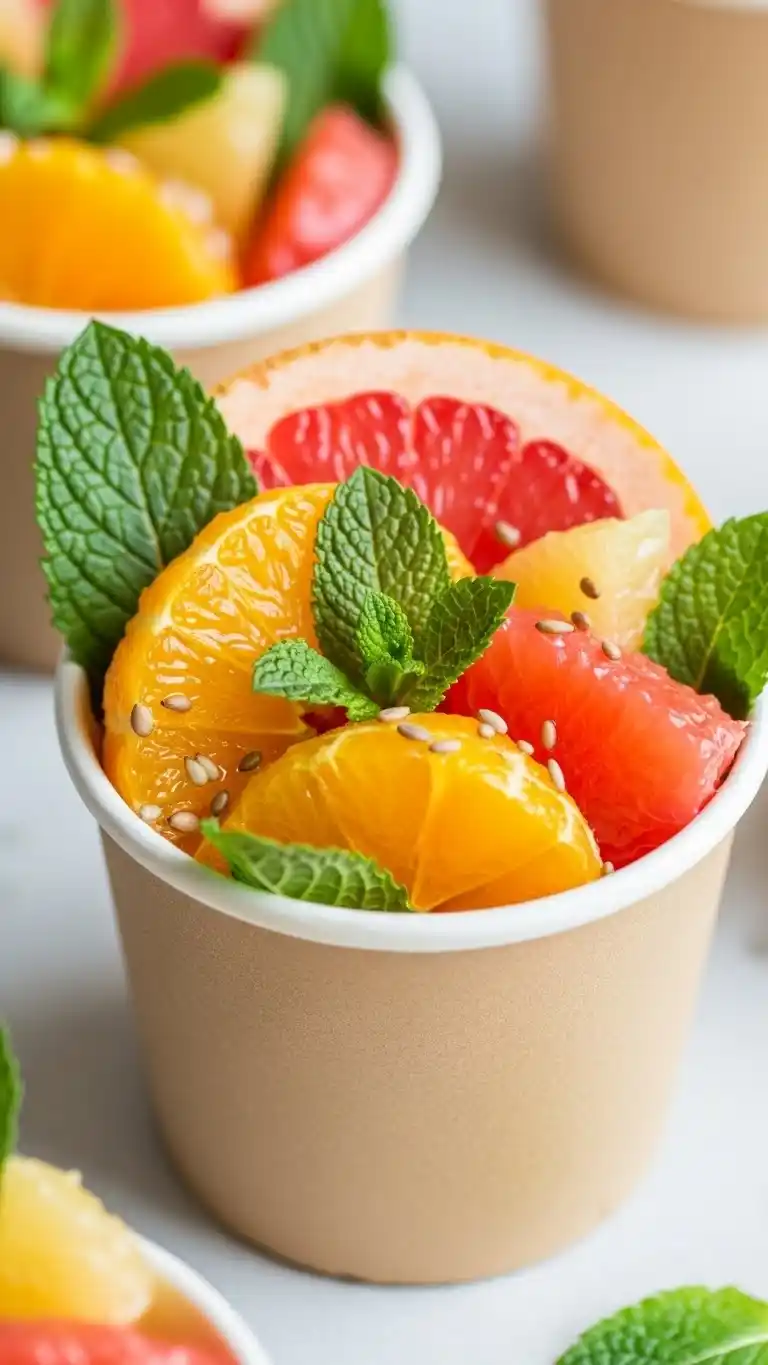 18. Citrus and Herb Charcuterie Cup