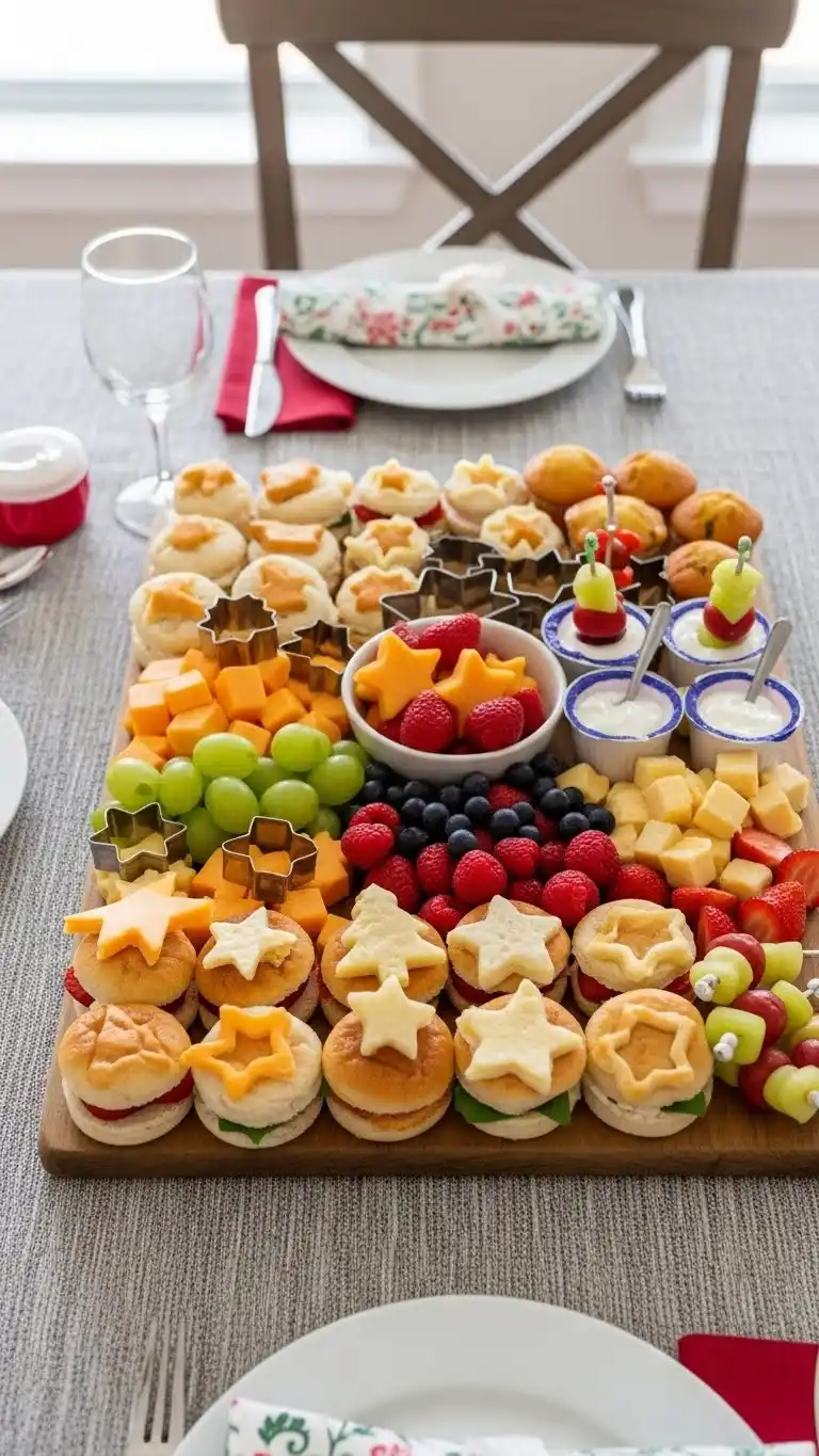 18. Holiday Brunch Board for Kids