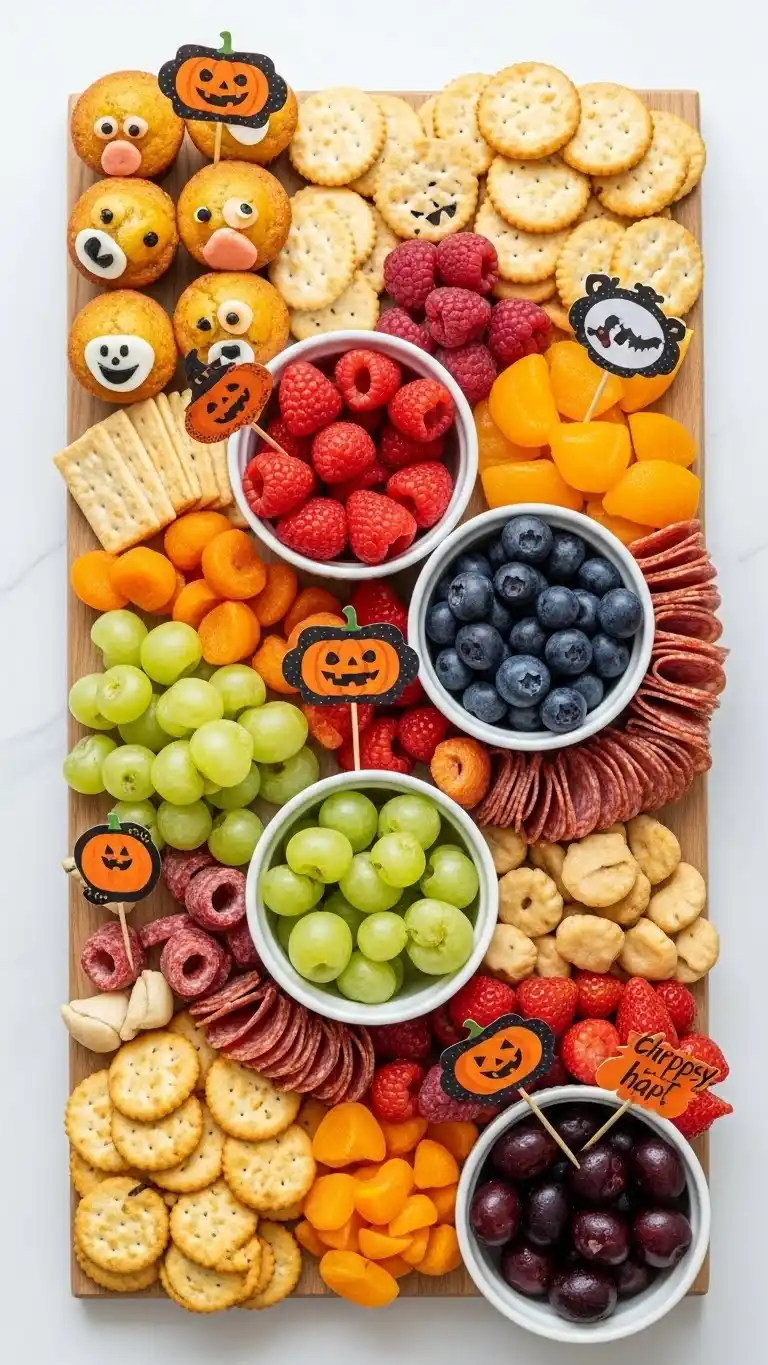 18. School Party Halloween Charcuterie Board Ideas