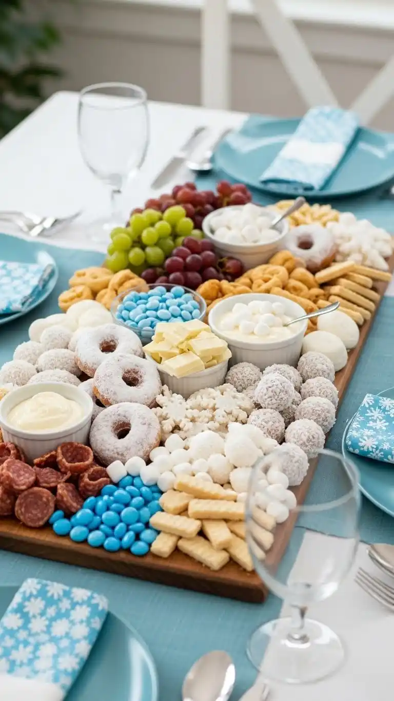 18. Winter Wonderland Dessert Charcuterie Board