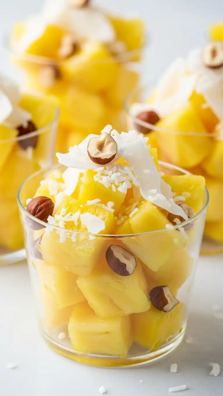 19. Tropical Coconut and Pineapple Cup