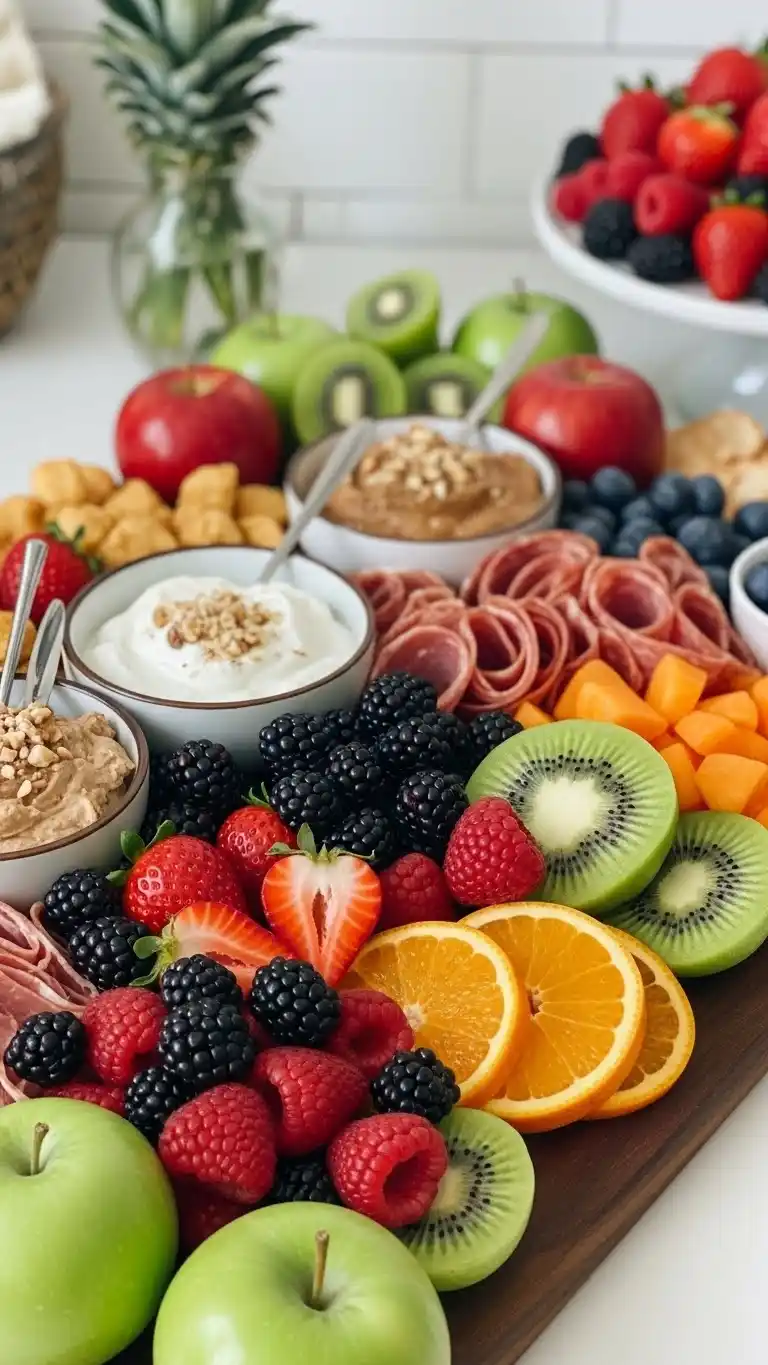 2. Fresh Fruit-Forward Breakfast Charcuterie Board Ideas