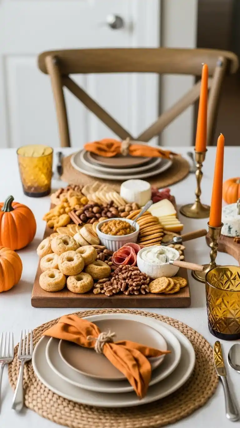 2. Pumpkin Spice Inspired Fall Charcuterie Board Ideas