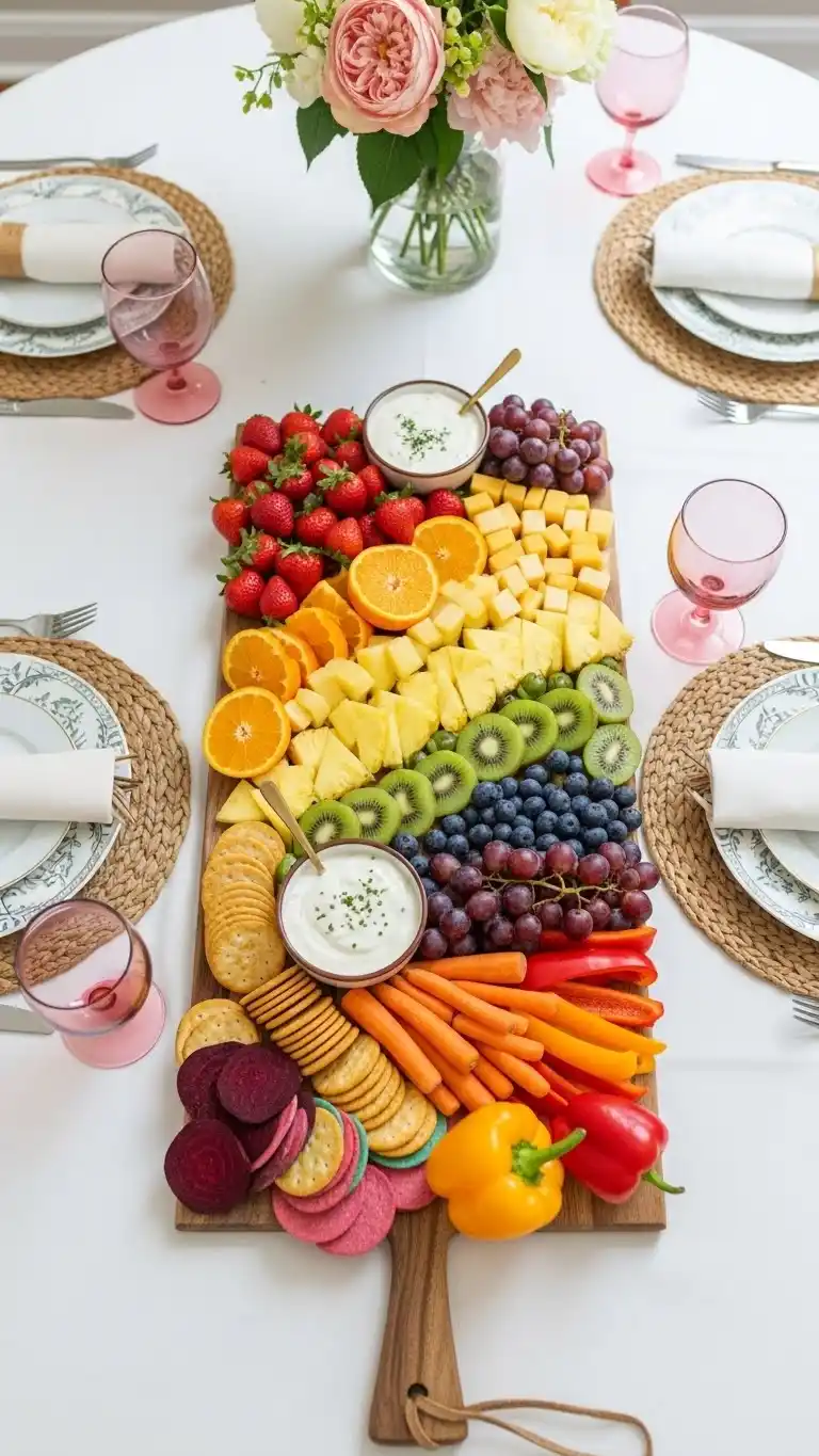 2. Rainbow Snack Board