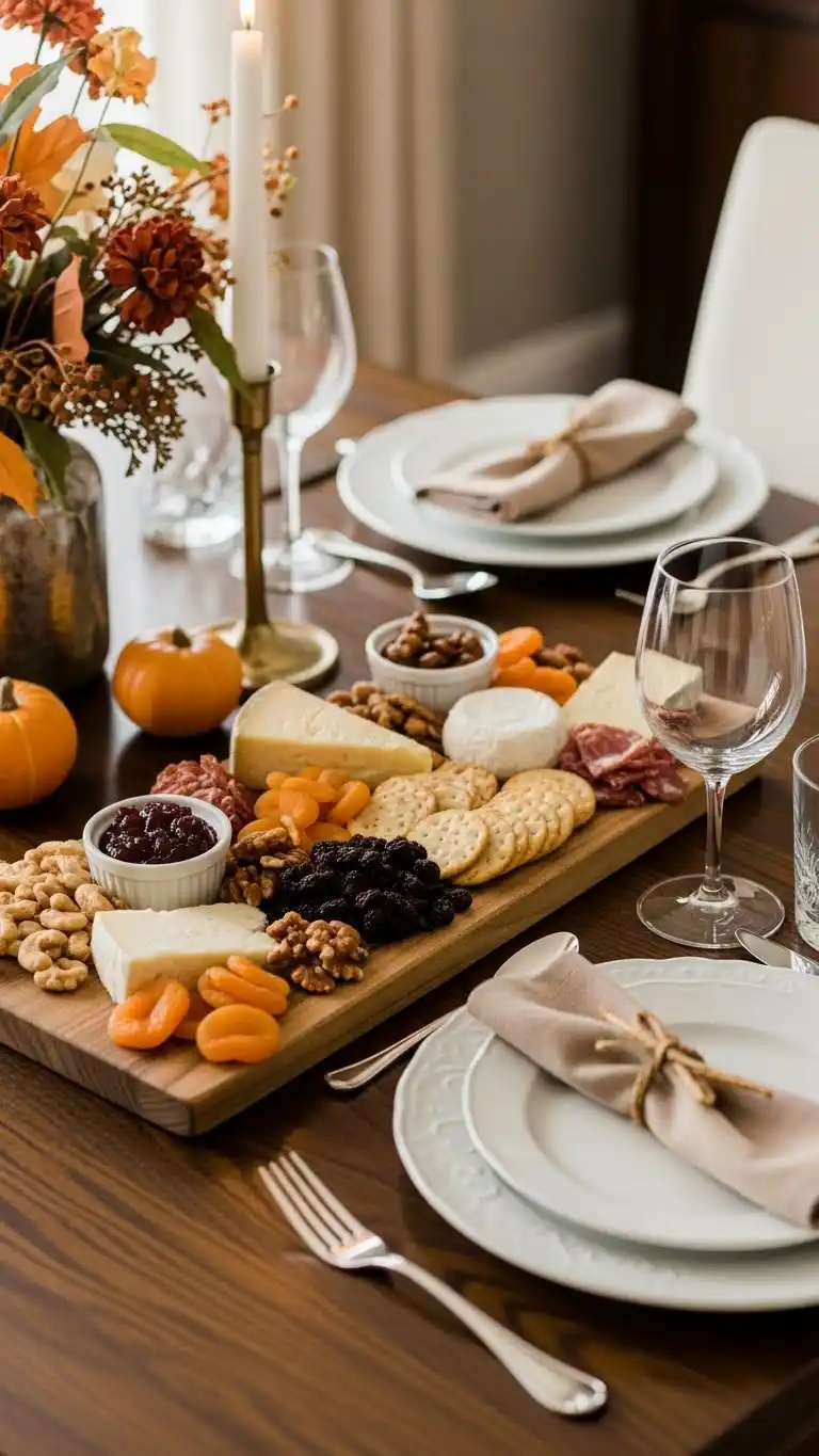 20. Elegant Fall Evening Fall Charcuterie Board Ideas
