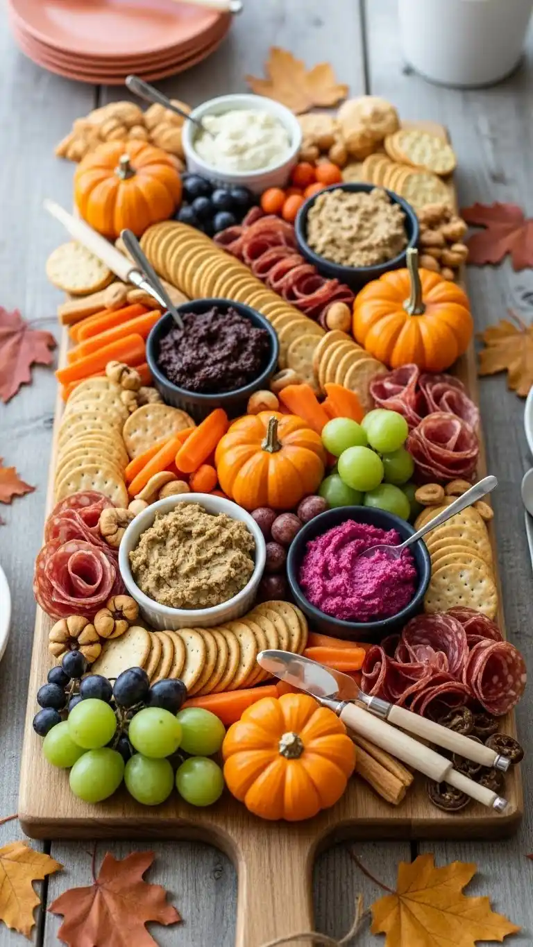 20. Farmhouse Halloween Charcuterie Board Ideas