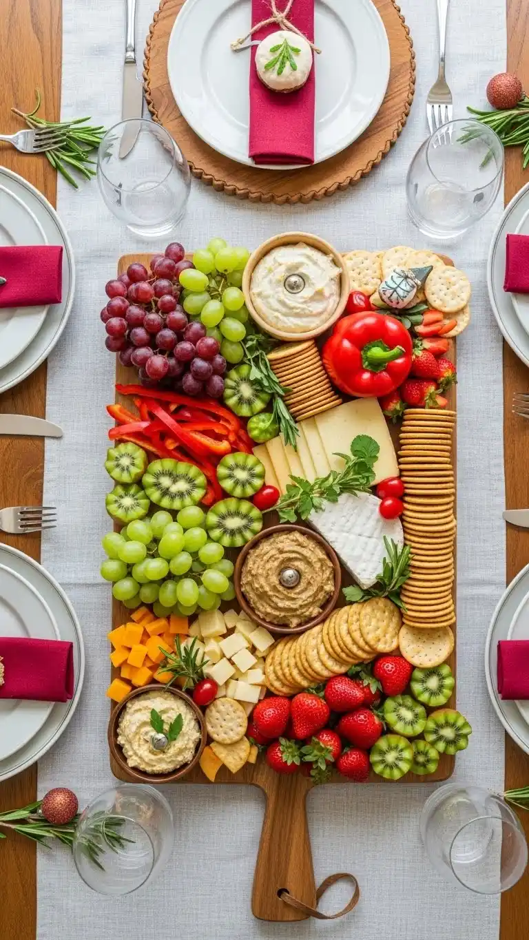 20. Green & Red Festive Board