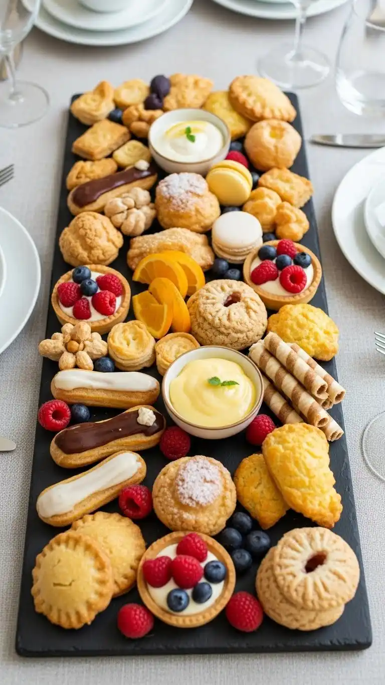 21. Mini Pastry and Tart Charcuterie Board
