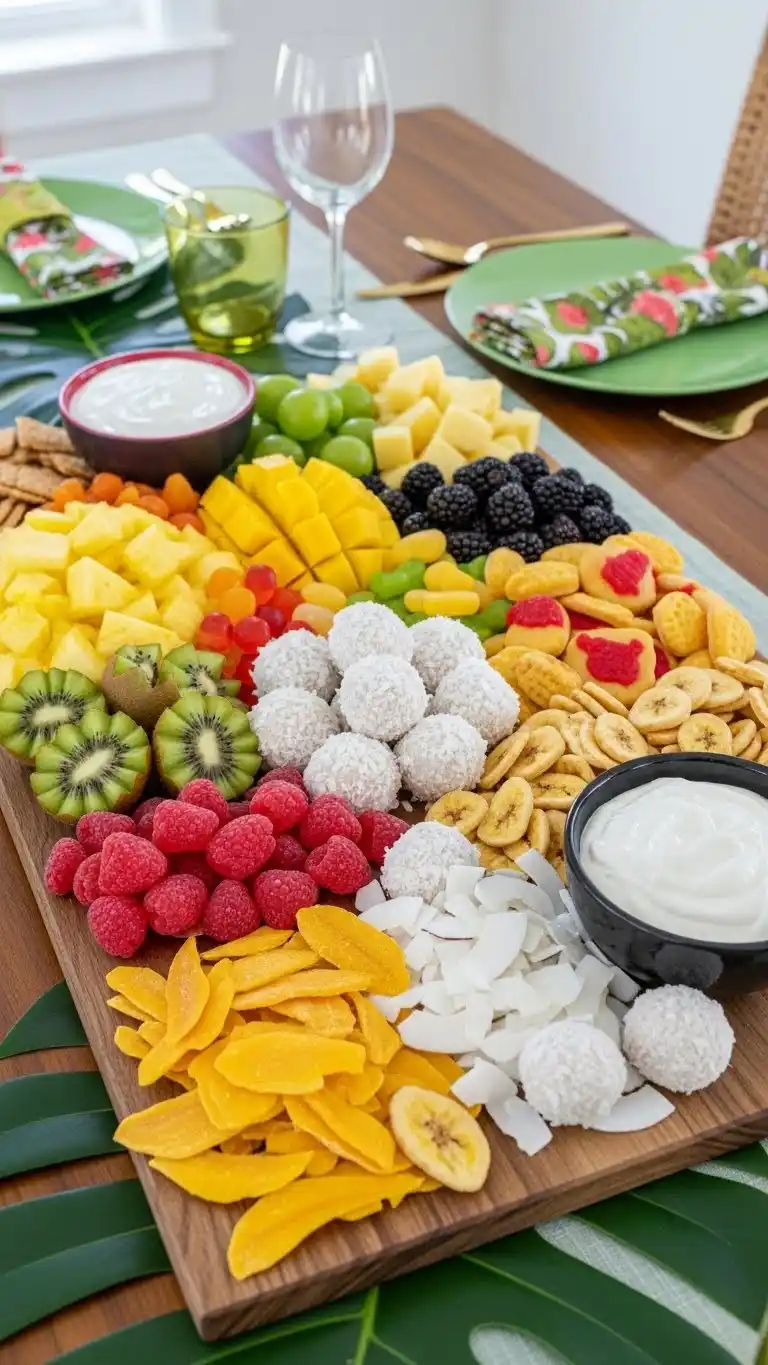 22. Tropical Sweets Dessert Board