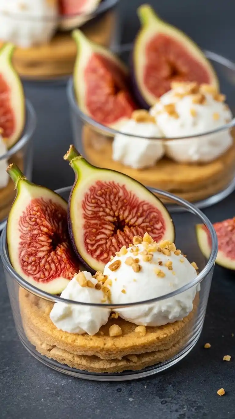 24. Fresh Fig and Goat Cheese Charcuterie Cup