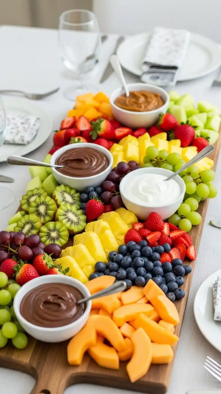 3. Fresh Fruit and Dip Dessert Spread