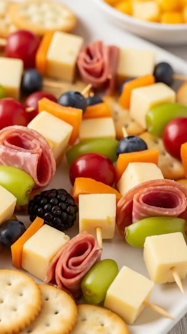 4. Friendly Charcuterie Kabob Ideas