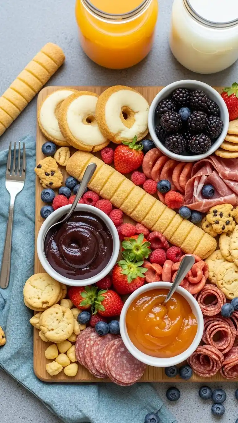 4. Kid-Friendly Breakfast Charcuterie Board Ideas